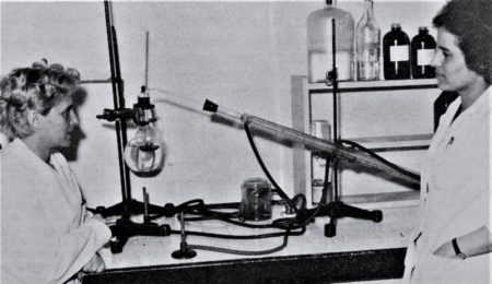 Zlata Bartl, izumiteljica Vegete, u Podravkinu laboratoriju 1963. godine