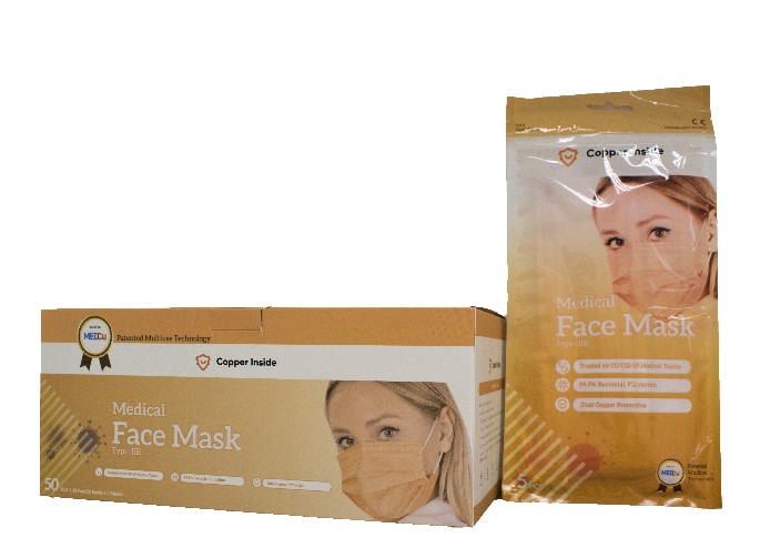 Maske koriste bakar koji ubija viruse