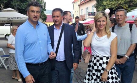 Andrej Plenković i Dijana Zadravec