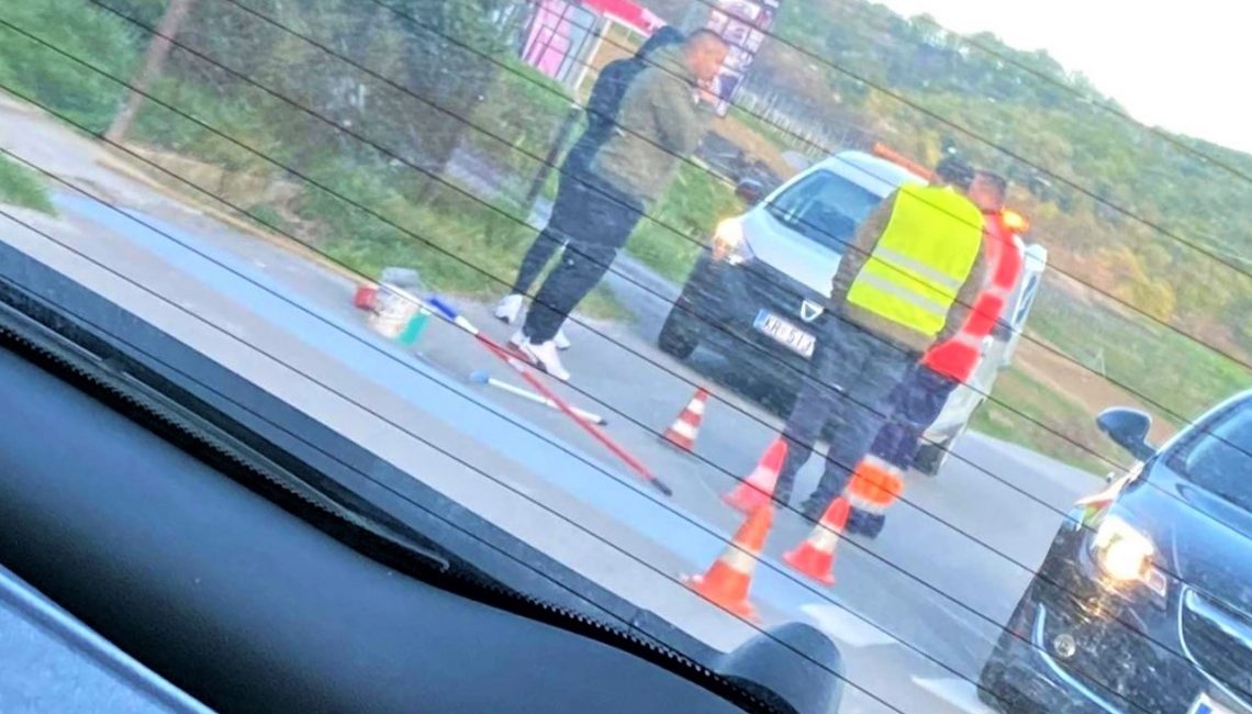 Nelegalna zebra u Zagorju, u mjestu Škarićevo, ipak prebojana
