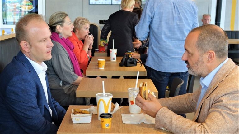 Mišel Jakšić i Đuro Gavrilović, otvoren McDonald's u Koprivnici
