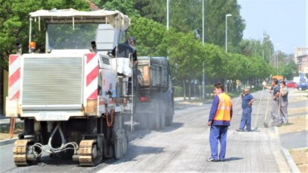 Radovi u Starčevićevoj ulici u Koprivnici