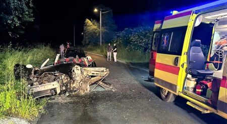 Strašna prometna nesreća u mjestu Blaškovec kod Svetog Ivana Zeline u kojoj je poginuo vozač (24)