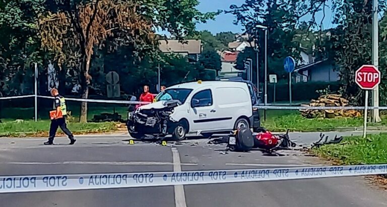 Motociklist poginuo u prometnoj nesreći u Kutini